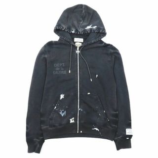 ランバン(LANVIN)のLANVIN×GALLERY DEPT コラボ フルジップパーカー ペイント L(パーカー)