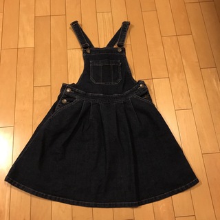 美品　デニムジャンスカ　160㎝(ワンピース)