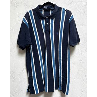 ポロラルフローレン(POLO RALPH LAUREN)の古着 vintage ラルフローレン ストライプ柄 ポロシャツ(ポロシャツ)