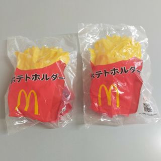 マクドナルド(マクドナルド)のマックポテトホルダー２個(車内アクセサリ)