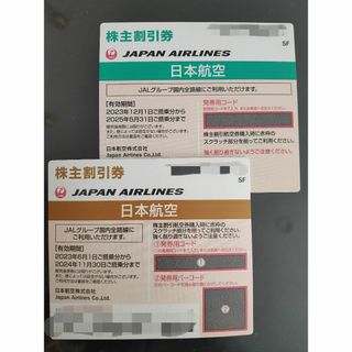 ジャル(ニホンコウクウ)(JAL(日本航空))のJAL株主優待券 2枚 [2024年11月30日まで](その他)