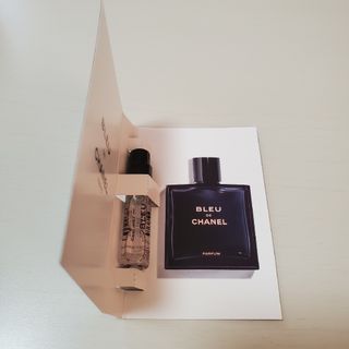 シャネル(CHANEL)のCHANELブルードゥシャネルパルファム　ヴァポリザター　サンプル1.5ml(香水(男性用))