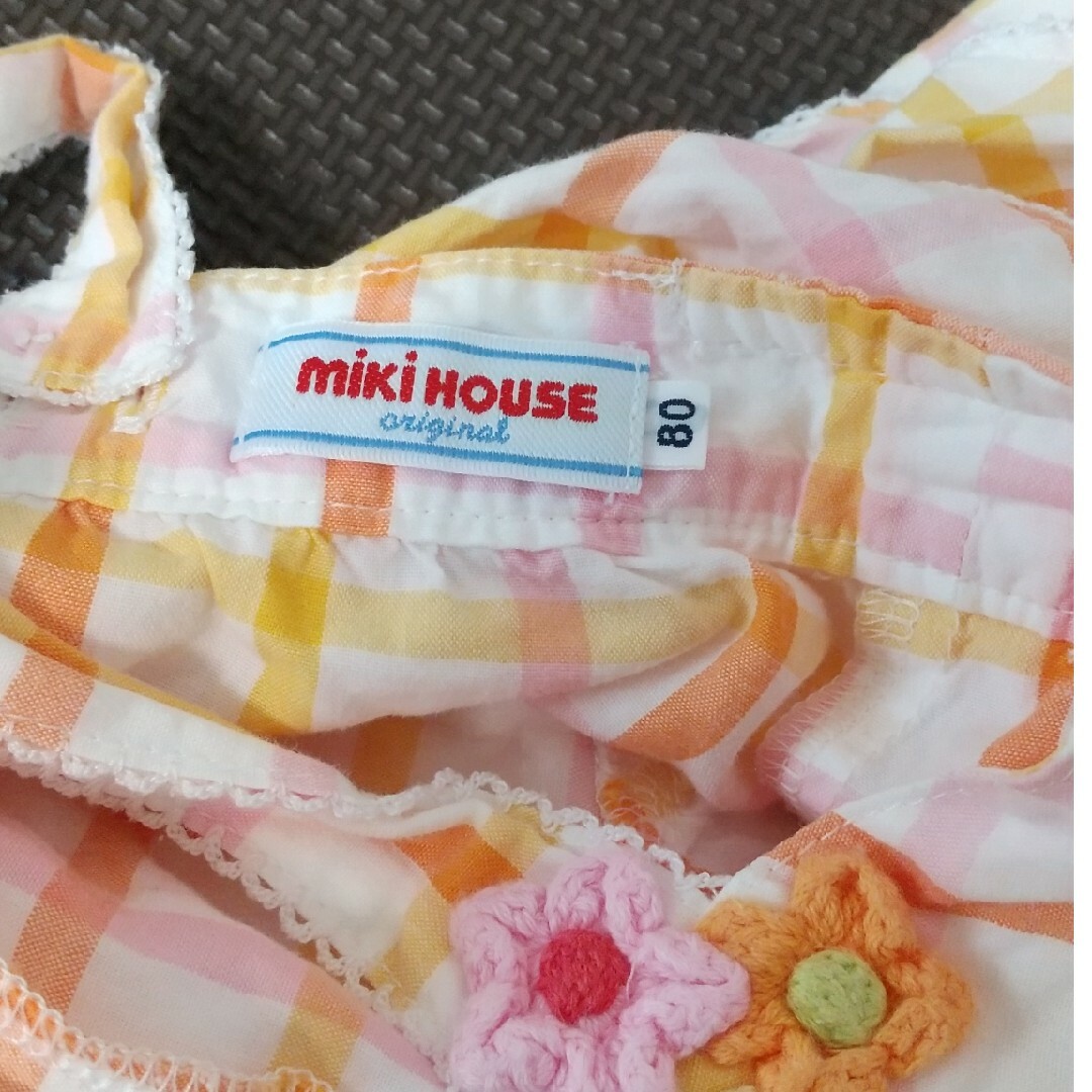 mikihouse(ミキハウス)のミキハウス キャミソール80cm キッズ/ベビー/マタニティのベビー服(~85cm)(タンクトップ/キャミソール)の商品写真