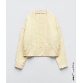 ザラ(ZARA)の未使用　ZARA ニットカーディガン(カーディガン)