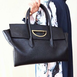 サマンサタバサ(Samantha Thavasa)の【限定品】Samantha Thavasa/レザーハンドバッグ/ブラック(ハンドバッグ)