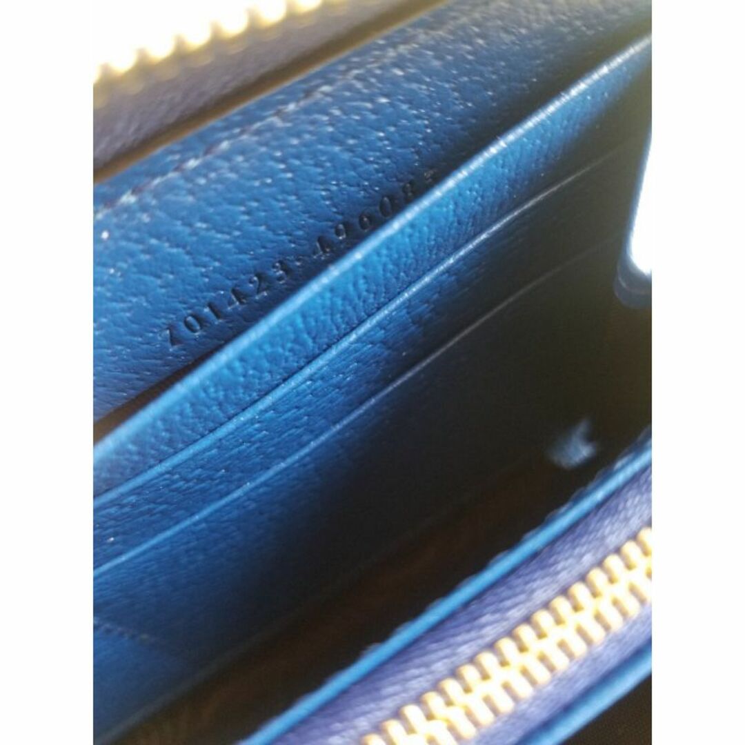 Gucci(グッチ)の国内完売 GUCCI グッチ カットアウト インターロッキングG 長財布 ブルー メンズのファッション小物(長財布)の商品写真