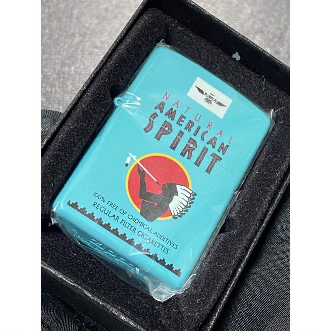 zippo アメリカンスピリット ターコイズ 限定品 2004年製 ② | フリマアプリ ラクマ