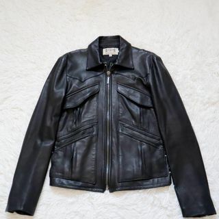 ジューシークチュール(Juicy Couture)の【極美品】JUICY COUTUREレザージャケット アシュトン・カッチャー愛用(レザージャケット)