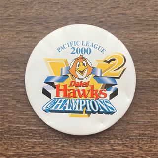 ダイエーホークス　2000年V2缶バッチ　ジャンク品(記念品/関連グッズ)