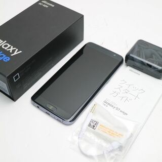 ギャラクシー(Galaxy)の超美品 SC-02H Galaxy S7 edge ブラック (スマートフォン本体)