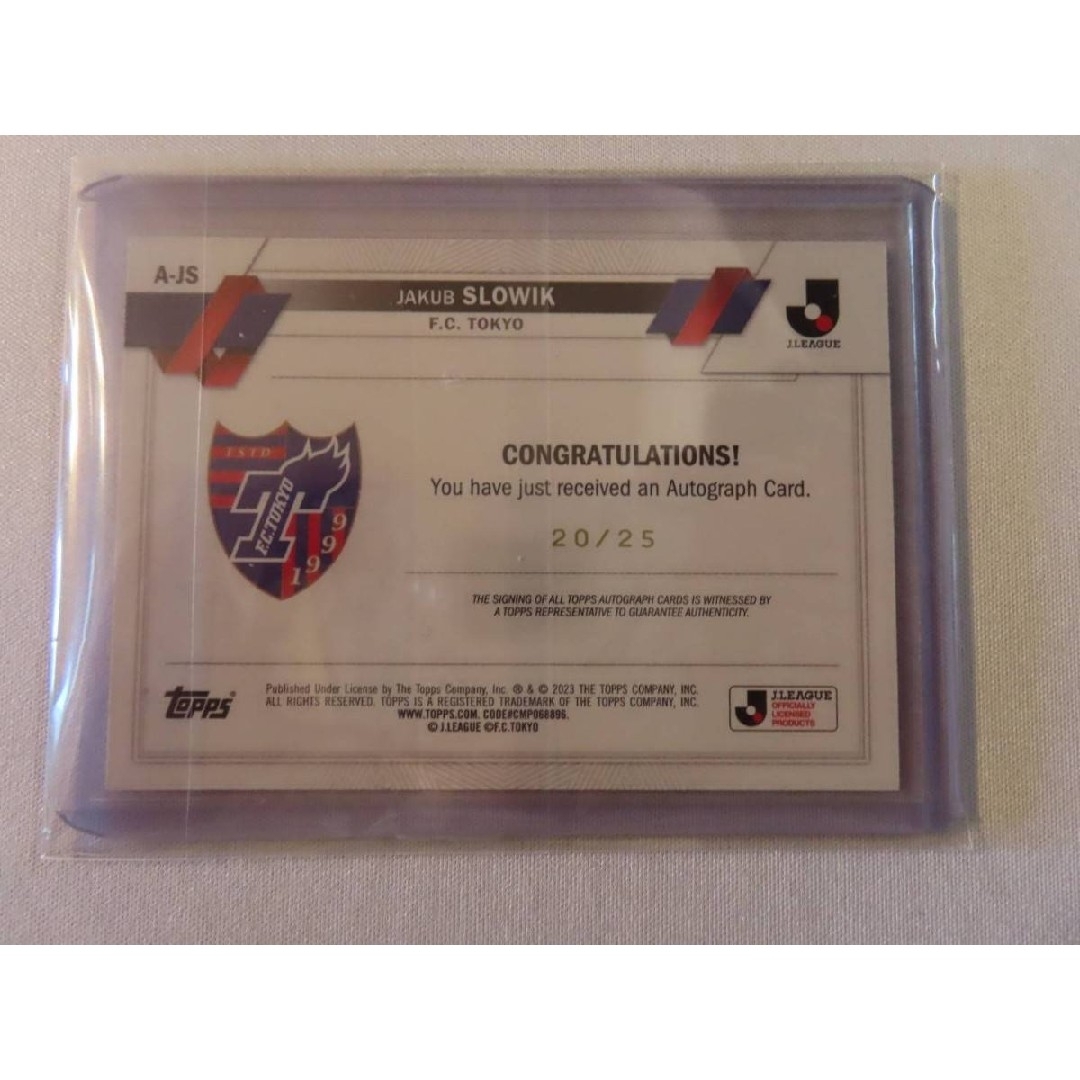 Topps - 2023 Topps ヤクブ・スウォビィク オレンジパラレル Topps - 2023 Topps ヤクブ・スウォビィク オレンジパラレル