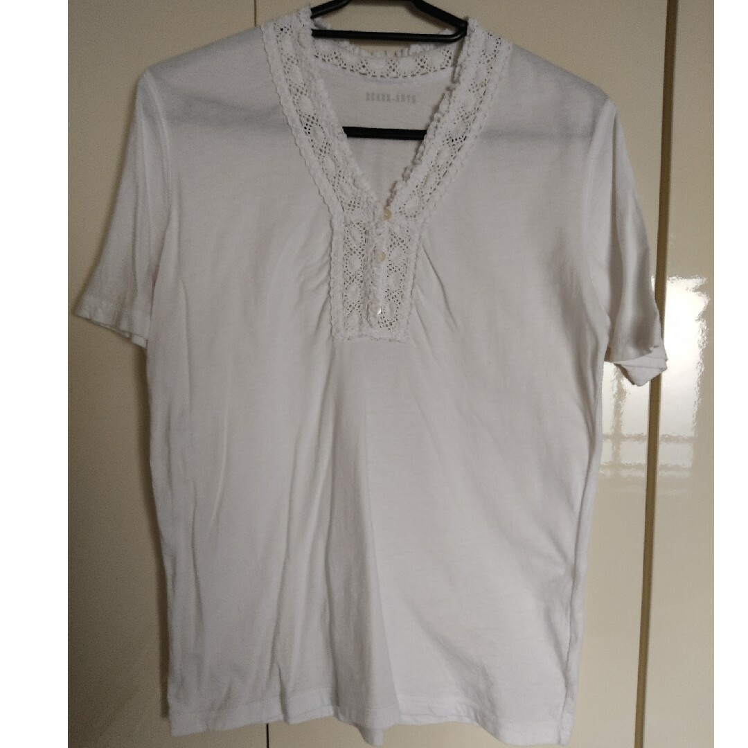 レディース　Ｔシャツ　М　綿レース レディースのトップス(Tシャツ(半袖/袖なし))の商品写真