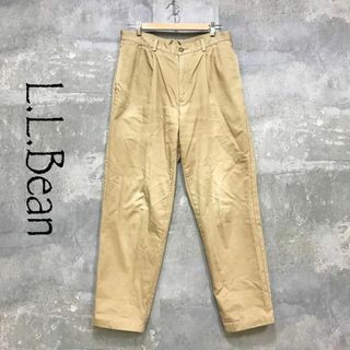 vintage エルエルビーンパンツ チノパン ベージュ サイズ32 メンズ(チノパン)