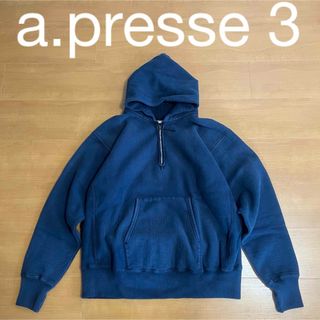 ワンエルディーケーセレクト(1LDK SELECT)の3 a.presse Vintage Half Zip Sweat Hoodie(パーカー)