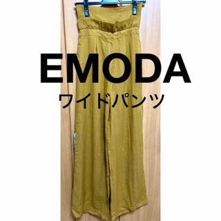 エモダ(EMODA)のEMODA コルセットマーク ワイドパンツ(カジュアルパンツ)