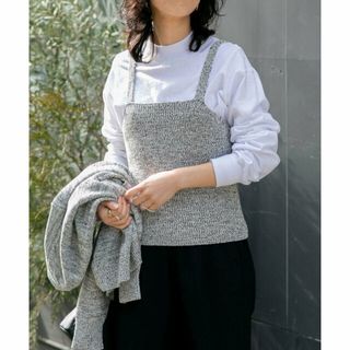 アーバンリサーチドアーズ(URBAN RESEARCH DOORS)の【NAVY】FORK&SPOON ミックスヤーンニットビスチェ(ニット/セーター)