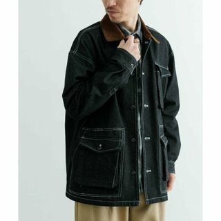 アーバンリサーチアイテムズ(URBAN RESEARCH ITEMS)の【BLK】デニムカバーオールジャケット(カバーオール)