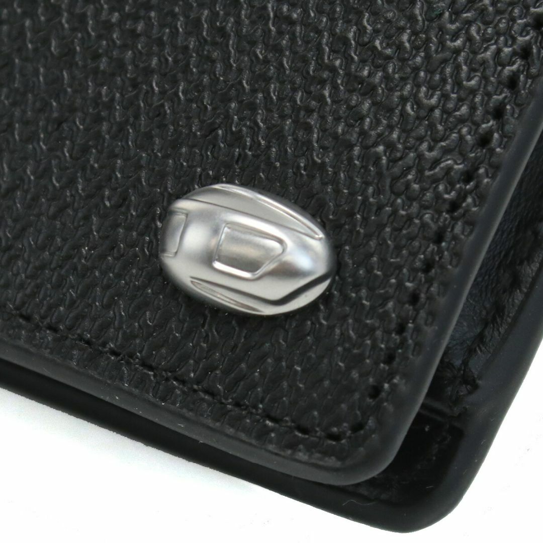 DIESEL(ディーゼル)の【新品 未使用】ディーゼル ２つ折り財布 X09665 ブラック メンズ メンズのファッション小物(折り財布)の商品写真