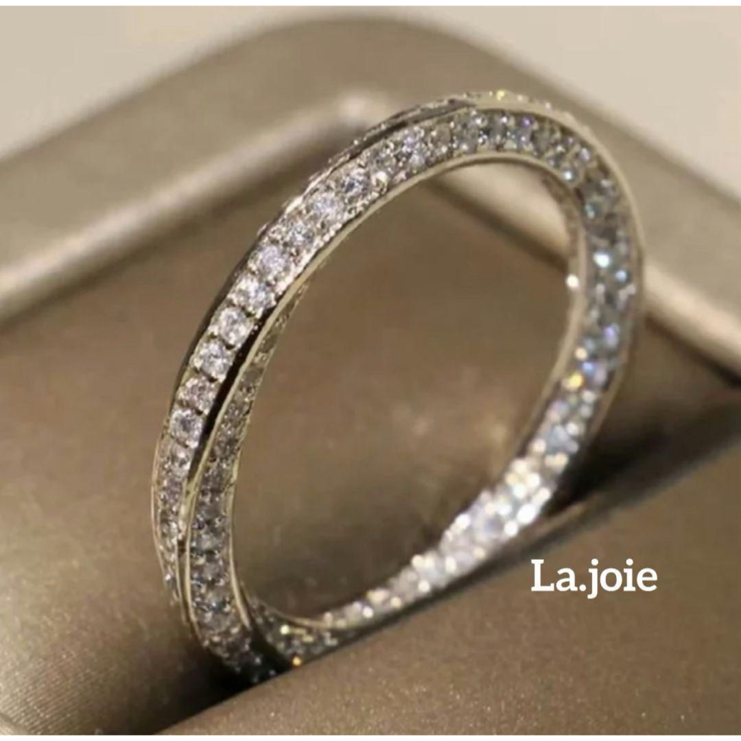人工ダイヤモンド  SONA   twist Argent リング【18号】 レディースのアクセサリー(リング(指輪))の商品写真