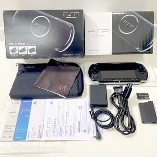 PlayStation Portable - PSP 3000 ブラック バリューパック 本体 ソニー PSPJ-30008