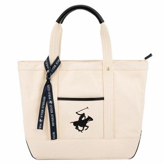 ビバリーヒルズポロクラブ(BEVERLY HILLS POLO CLUB（BHPC）)のBEVERLY HILLS POLO CLUB ビバリーヒルズポロクラブ トートバッグ BH1008N レディース 女性 Lサイズ 鞄 バッグ IV/IV/BK アイボリー×ブラック(トートバッグ)