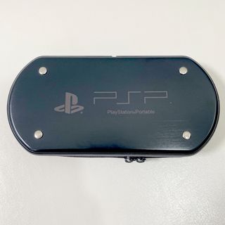 プレイステーションポータブル(PlayStation Portable)のPSP 3000 アルミポーチ ブラック 収納ケース ホリ 2000(その他)