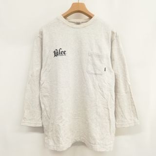 キャリー(CALEE)のキャリー CALEE 7分袖 ポケット Tシャツ トップス S 杢ホワイト(Tシャツ/カットソー(七分/長袖))