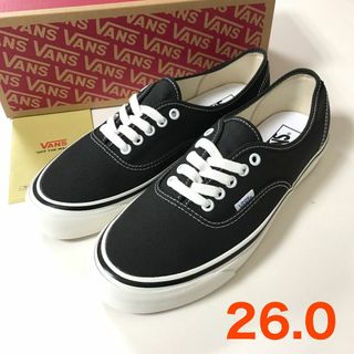 ヴァンズ(VANS)の26cm us8 VANS Authentic 44 DX Anaheim 黒(スニーカー)