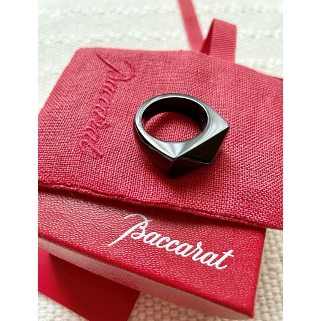Baccarat(バカラ)のBACCARAT バカラ ルクソール黒 クリスタル 指輪  13号  廃盤モデル レディースのアクセサリー(リング(指輪))の商品写真