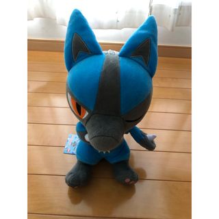 ポケモン(ポケモン)のポケモン　でっかいコロっとまんまるぬいぐるみルカリオ(ぬいぐるみ)