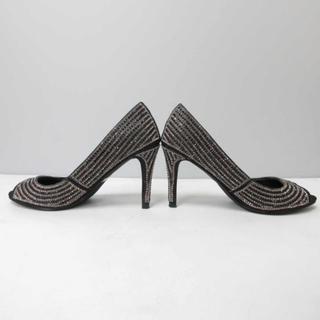 GRACE CONTINENTAL(グレースコンチネンタル)のグレースコンチネンタル 美品 レザーパンプス ヒール 約24㎝ 黒 IBO47 レディースの靴/シューズ(ハイヒール/パンプス)の商品写真