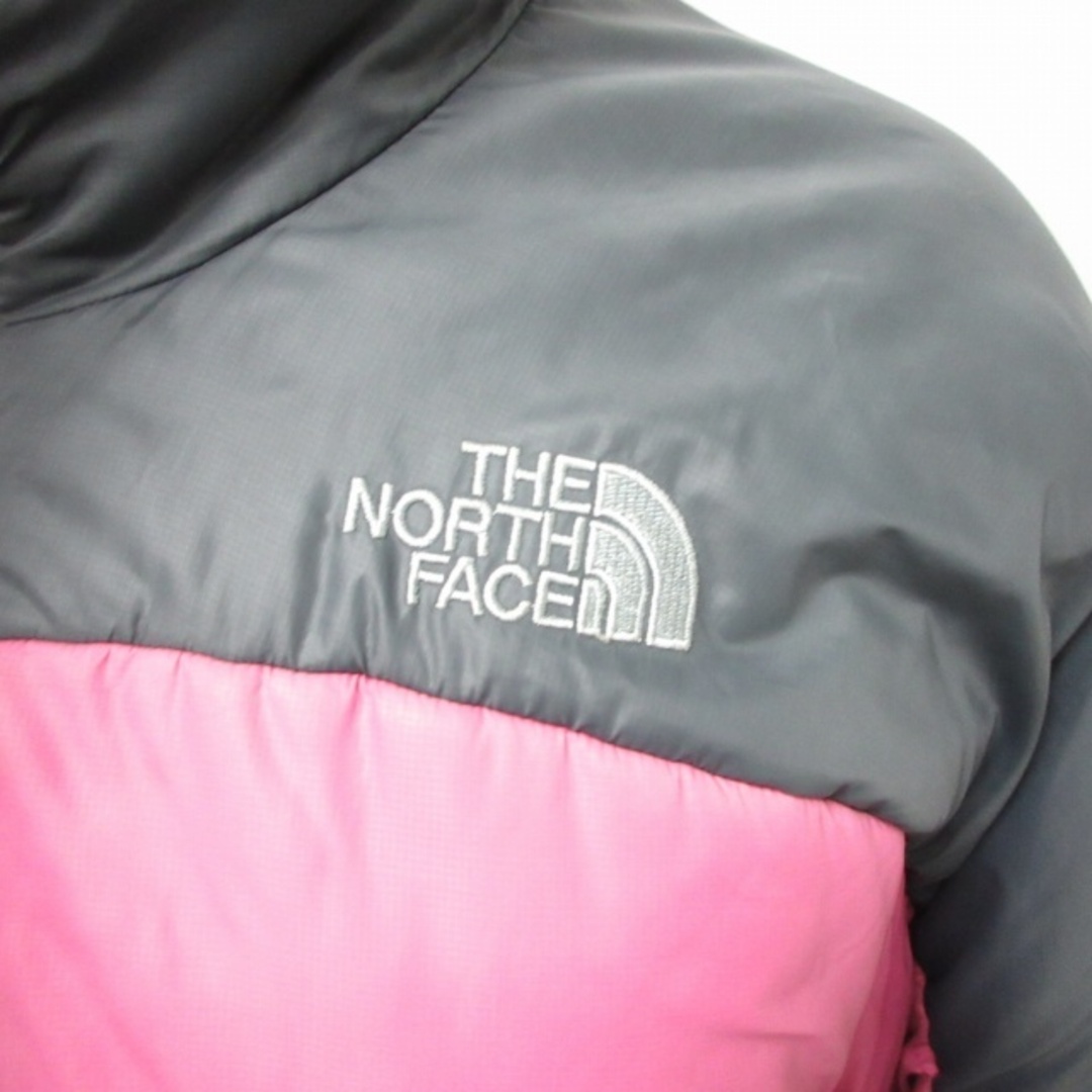 THE NORTH FACE(ザノースフェイス)のザノースフェイス ルーナ―ジャケット 中綿ジャケット ロゴ刺繍 L ピンク 灰色 レディースのジャケット/アウター(ダウンジャケット)の商品写真