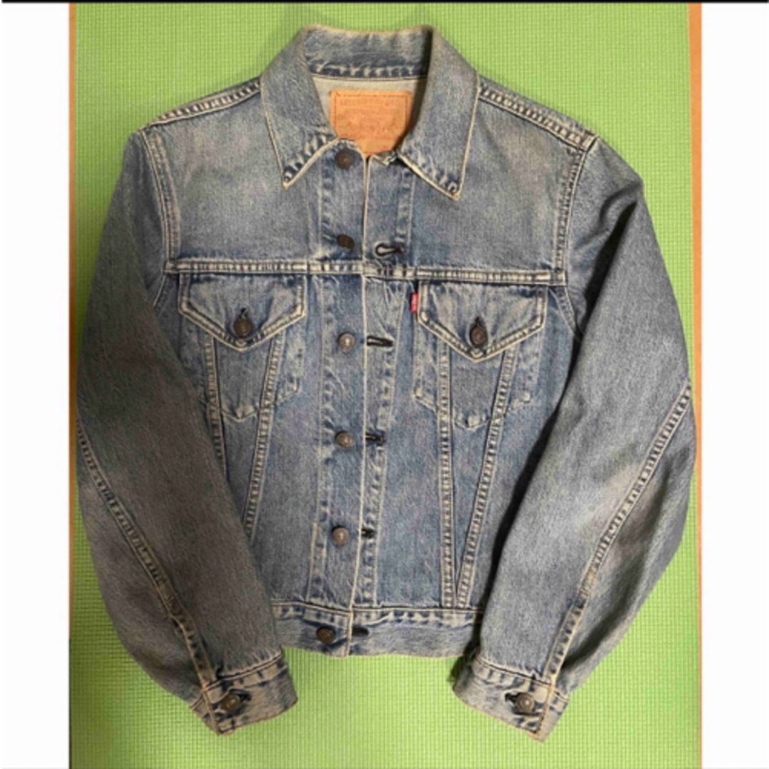 Levi's(リーバイス)のLEVI’S リーバイス557 BIGE 36 Gジャン　希少品　日本製 メンズのジャケット/アウター(Gジャン/デニムジャケット)の商品写真