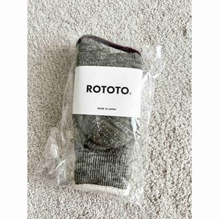 ロトト(ROTOTO)のRoToTo DOUBLE FACE CREW SOCKS ロトト 靴下(ソックス)