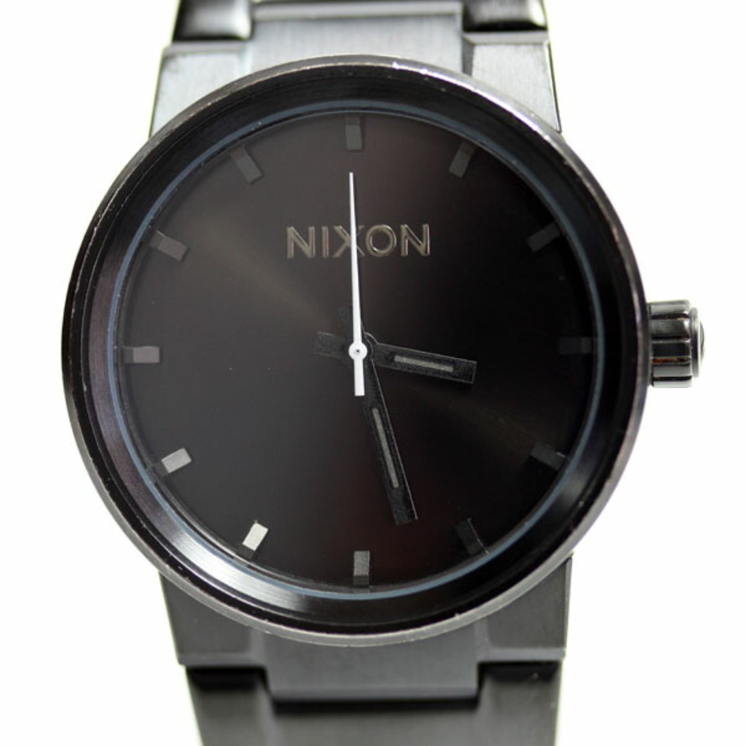 NIXON(ニクソン)のNIXON ニクソン THE CANNON ALL BLA 腕時計 電池式 A160001 メンズ【中古】 メンズの時計(腕時計(デジタル))の商品写真