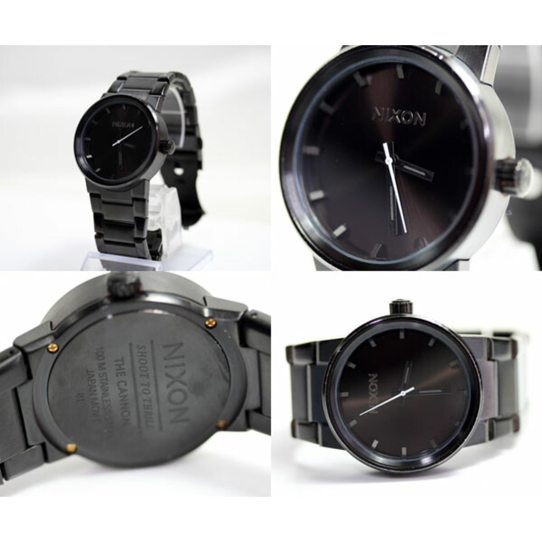 NIXON(ニクソン)のNIXON ニクソン THE CANNON ALL BLA 腕時計 電池式 A160001 メンズ【中古】 メンズの時計(腕時計(デジタル))の商品写真