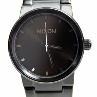 ニクソン(NIXON)のNIXON ニクソン THE CANNON ALL BLA 腕時計 電池式 A160001 メンズ【中古】(腕時計(デジタル))