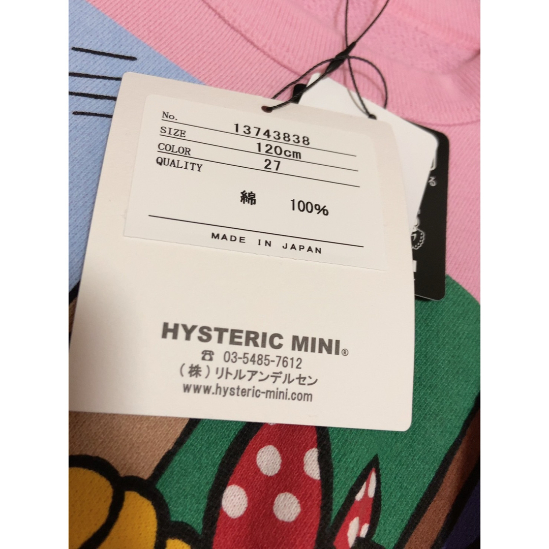 HYSTERIC MINI(ヒステリックミニ)のヒスミニ 120(BIG) トレーナー キッズ/ベビー/マタニティのキッズ服女の子用(90cm~)(Tシャツ/カットソー)の商品写真