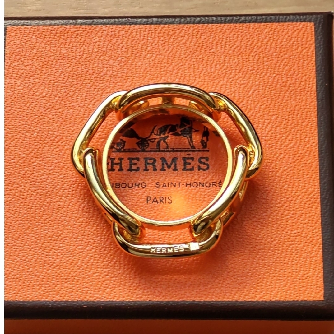 Hermes(エルメス)のHERMES　シェーヌダンクルスカーフリング レディースのアクセサリー(その他)の商品写真