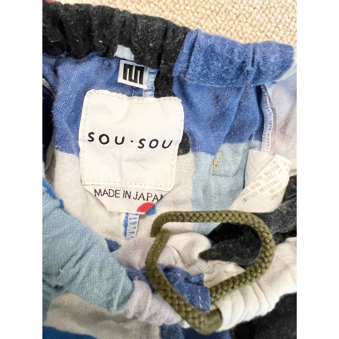 SOU・SOU(ソウソウ)のソウソウ　sousou  つきとほし　パンツ　M  100 キッズ/ベビー/マタニティのキッズ服男の子用(90cm~)(パンツ/スパッツ)の商品写真