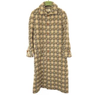 グッチ(Gucci)のGUCCI グッチ 22SS Jacquard Coat GGジャガードウールコート 664708 ベージュ 44(その他)