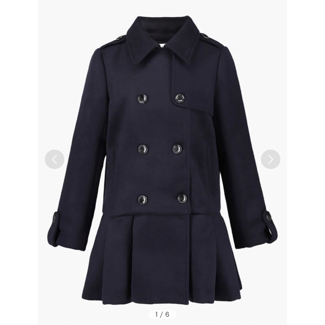 SNIDEL(スナイデル)のBibiy. VICTORIA COAT ネイビー レディースのジャケット/アウター(ダッフルコート)の商品写真