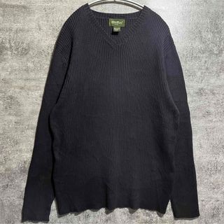 エディーバウアー(Eddie Bauer)のEddie bauer(エディー バウアー) 00s コットン Vネックセーター(スウェット)