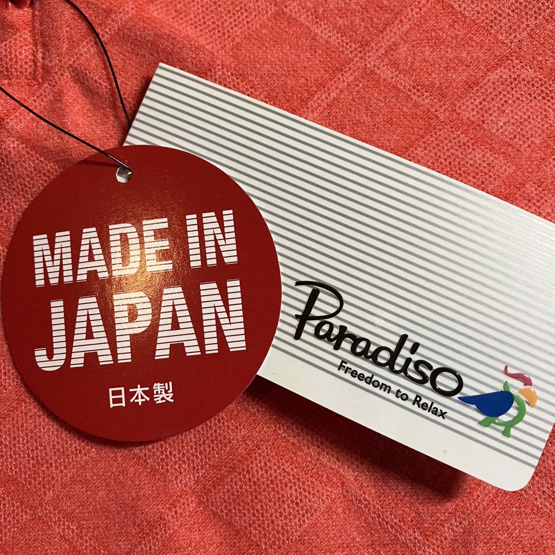 Paradiso(パラディーゾ)の★Paradiso/パラディーゾ★新品タグ付き★長袖ポロシャツ.ゴルフウェアM スポーツ/アウトドアのゴルフ(ウエア)の商品写真