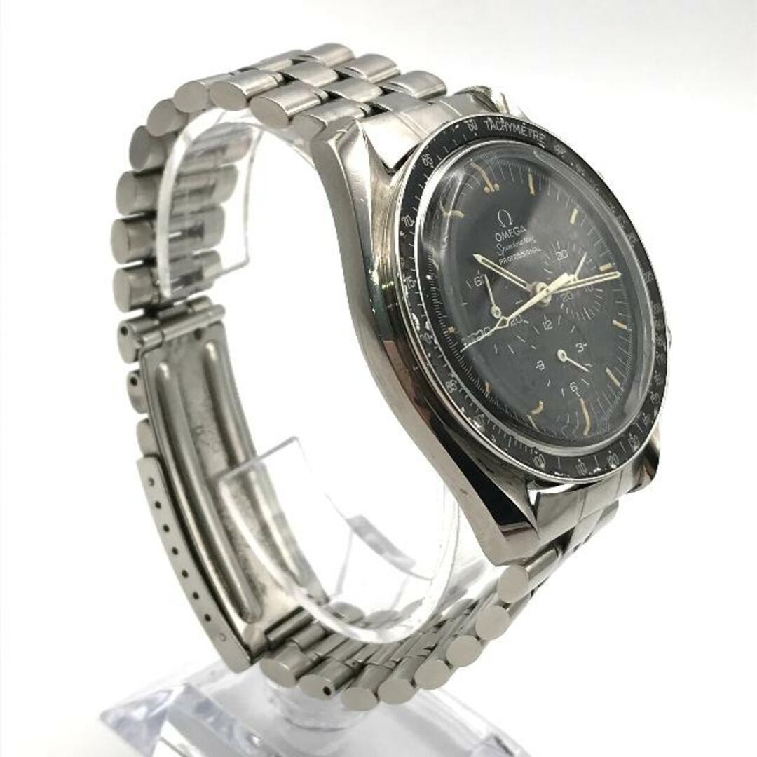 OMEGA(オメガ)の良品 OMEGA オメガ スピードマスター プロフェッショナル 手巻き 黒文字盤 14502269ST 腕時計 稼働品 k101 メンズの時計(腕時計(デジタル))の商品写真