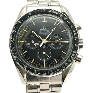 OMEGA - 良品 OMEGA オメガ スピードマスター プロフェッショナル 手巻き 黒文字盤 14502269ST 腕時計 稼働品 k101