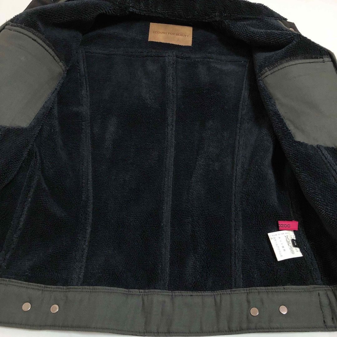 OZOC(オゾック)のOZOC  黒　襟付き　ジャケット レディースのジャケット/アウター(その他)の商品写真