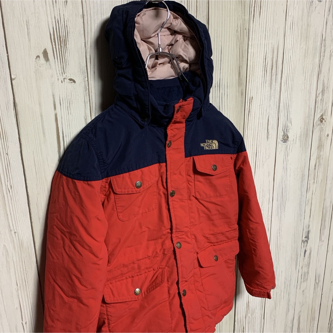 THE NORTH FACE(ザノースフェイス)の【匿名発送】ノースフェイス　 PRHEAT　 キッズ 　ダウンジャケット　１２０ キッズ/ベビー/マタニティのキッズ服男の子用(90cm~)(ジャケット/上着)の商品写真