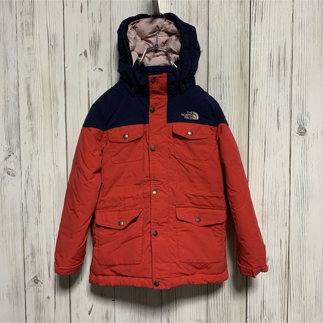 THE NORTH FACE(ザノースフェイス)の【匿名発送】ノースフェイス　 PRHEAT　 キッズ 　ダウンジャケット　１２０ キッズ/ベビー/マタニティのキッズ服男の子用(90cm~)(ジャケット/上着)の商品写真