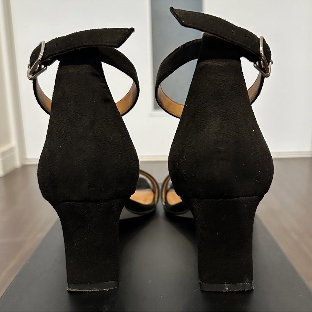 Adam et Rope'(アダムエロぺ)のアダムエロペ　スクエアトゥアンクルストラップサンダル レディースの靴/シューズ(サンダル)の商品写真